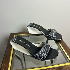 UN United Nude Platform Futuristic Sandals Size 7.5 Slide Luxury women’s shoes